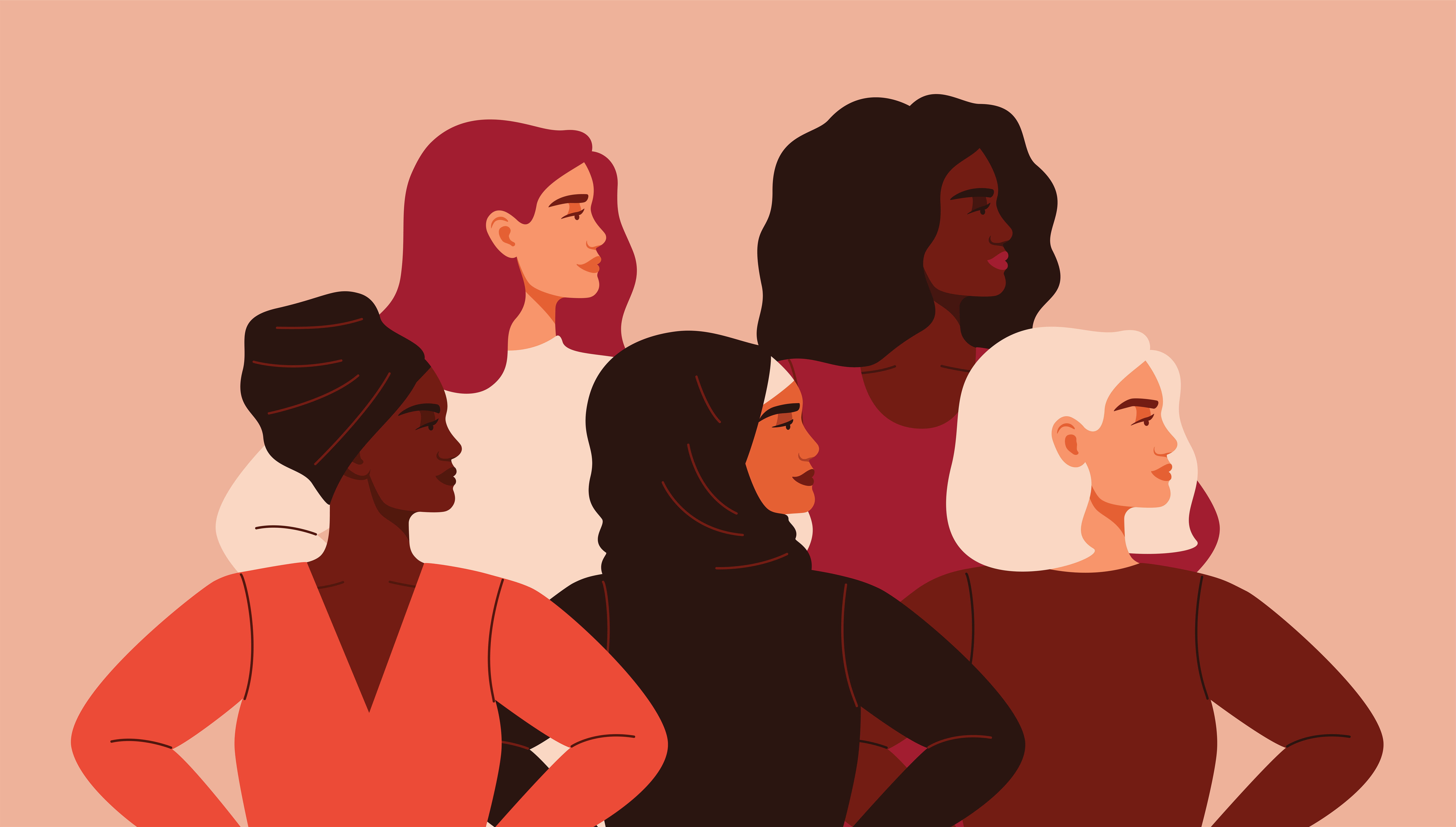 strong female leads diverse group of women